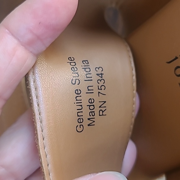 EUC Joie Sandals Women's sz 9 Two Band Suede Espadrille Wedge Slip On Sandal - Picture 10 of 13